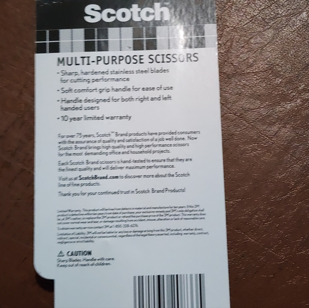 Scotch Multi-Purpose Scissors - Red and Gray - Picture 7 of 7